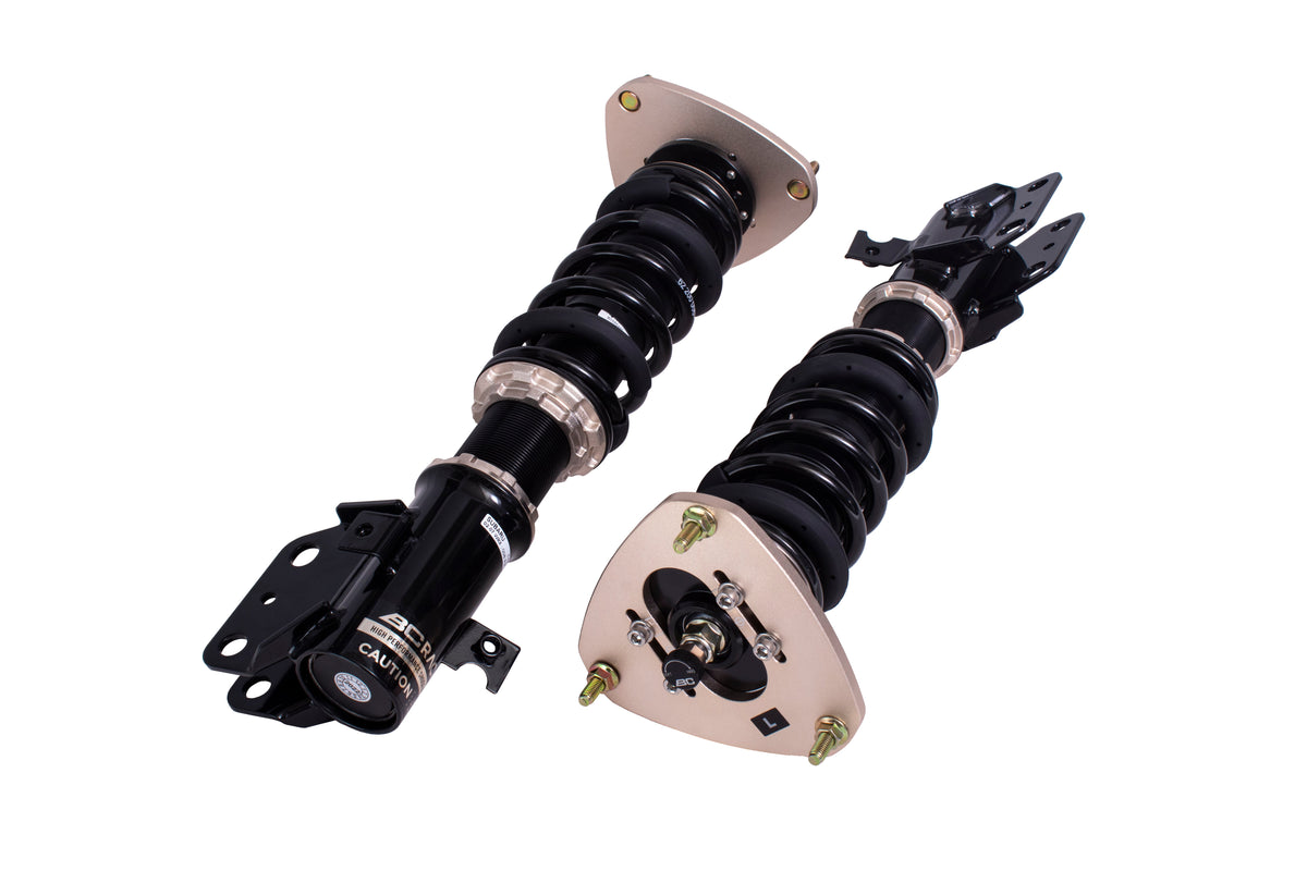 BC Racing coilover pair alternate view; supplied configuration varies by vehicle