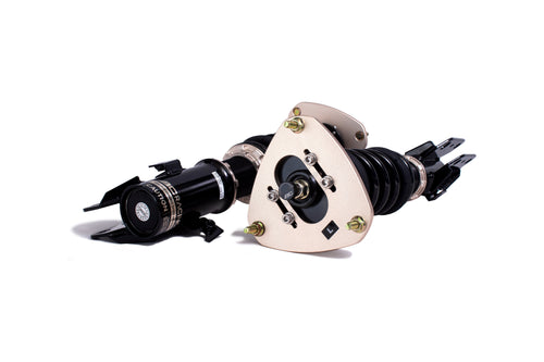 BC Racing coilover pair illustration; supplied configuration varies by vehicle