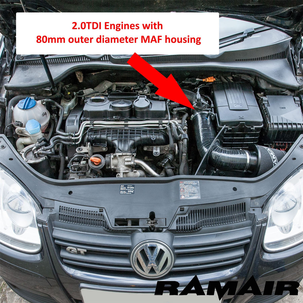 Ramair Foam Induction Kit – VAG Mk5/Mk6 TDI – image 6