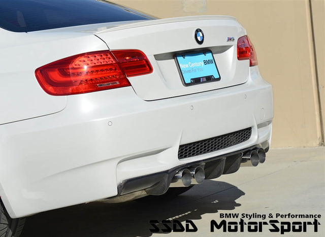 SSDD Arkym-style carbon rear diffuser for BMW E92 E93 M3