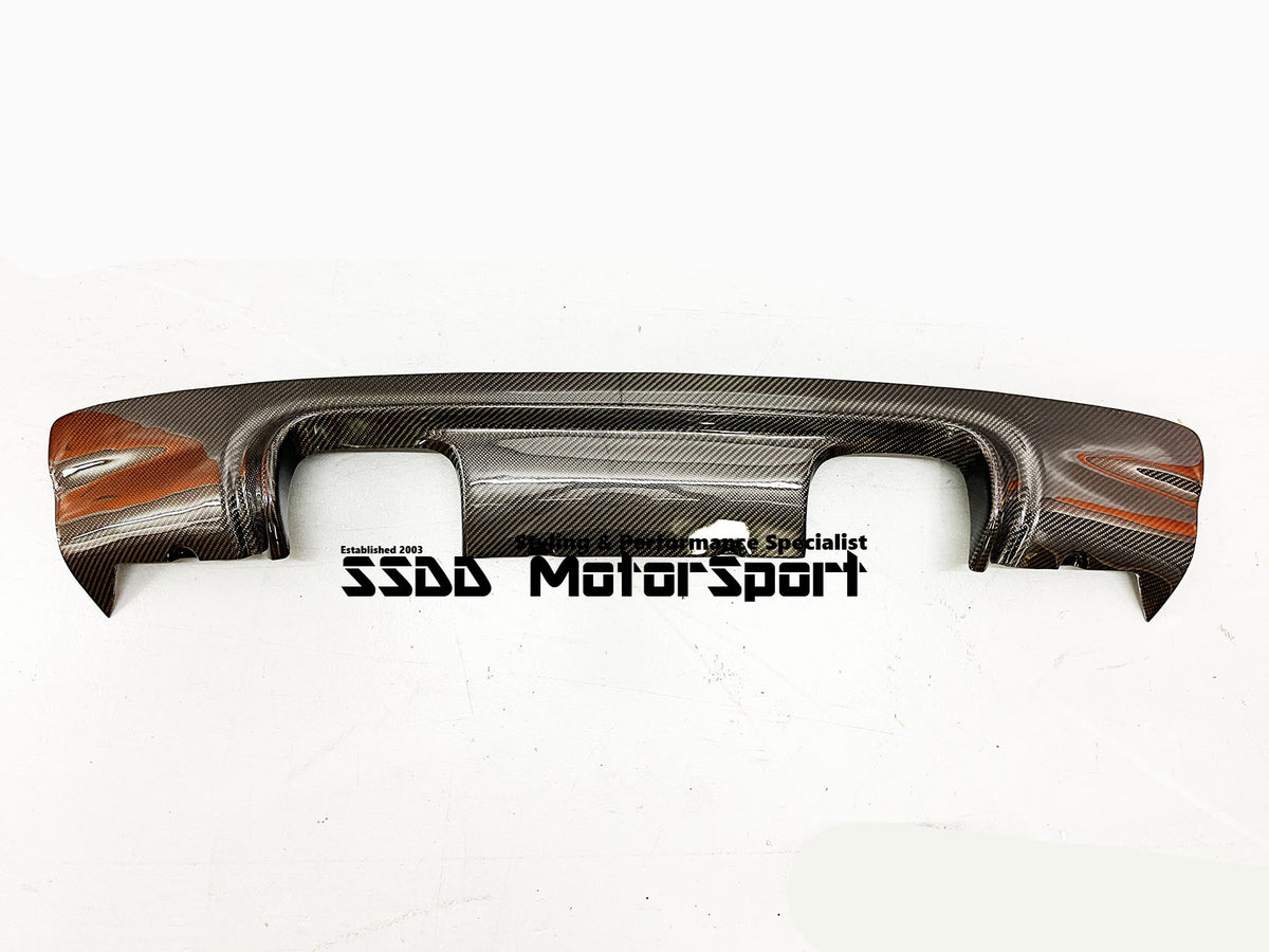 SSDD CSL-style full-carbon rear diffuser for BMW E46 M3
